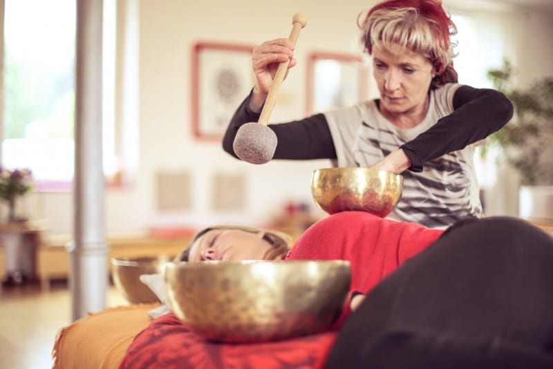 Klangmassage Ausbildung Wandlungsphase Metall Massage